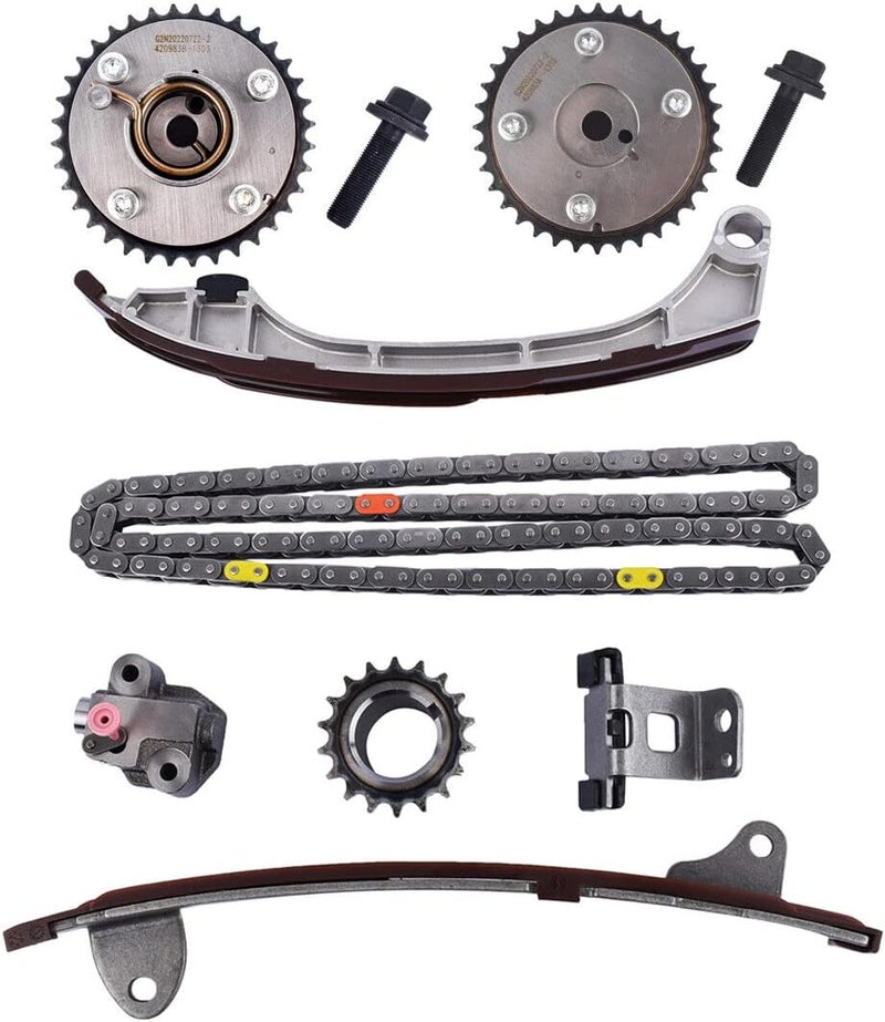 Flynsu Timing Chain VVT Gear Sprocket Kit Replacement for 2009-2014 Toyota Highlander Sienna Venza 2.7L RAV4 Camry 2.5L 13070-0V010 13050-0V010 - Image 2